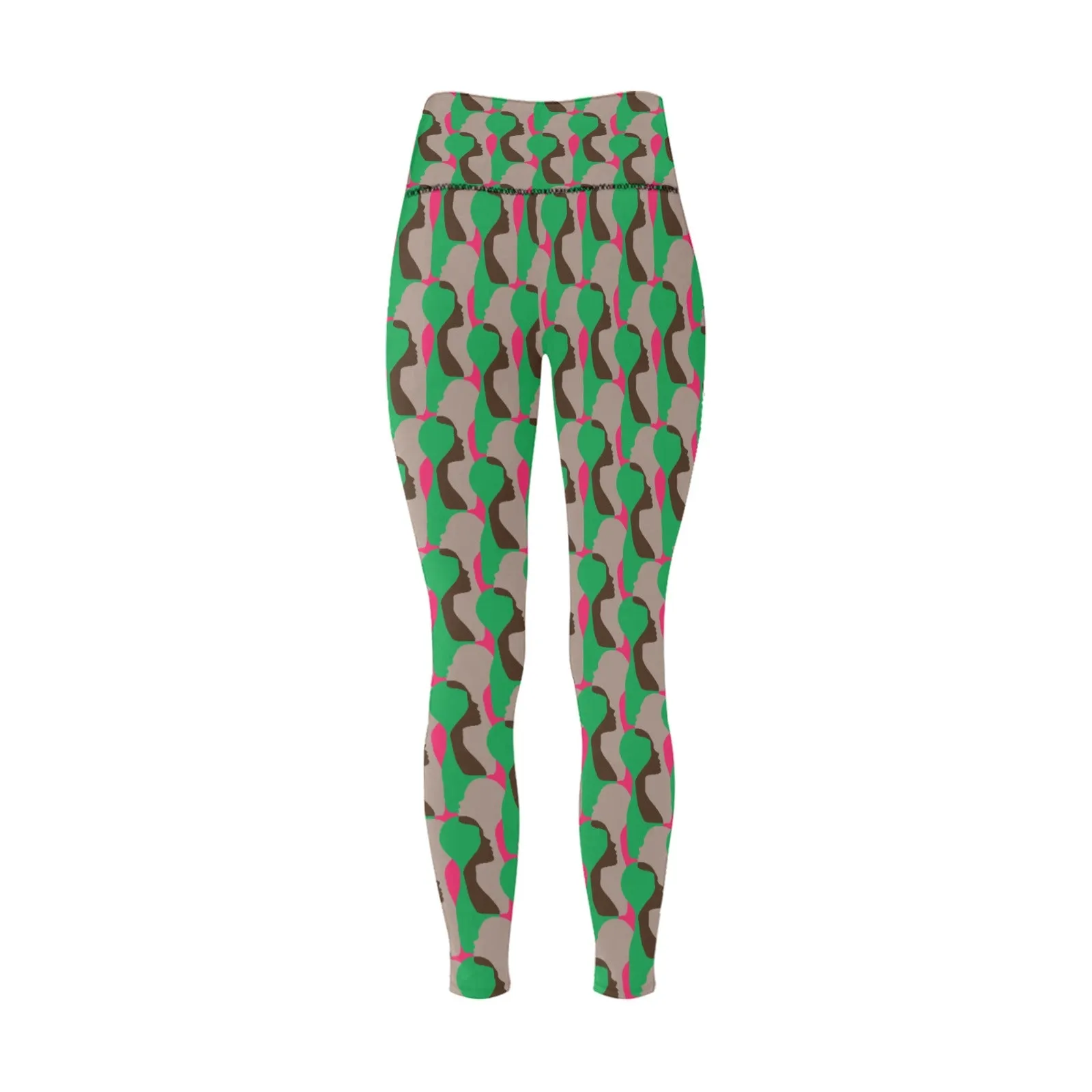 Pre Order:  Ubuso Green High-Waisted Leggings