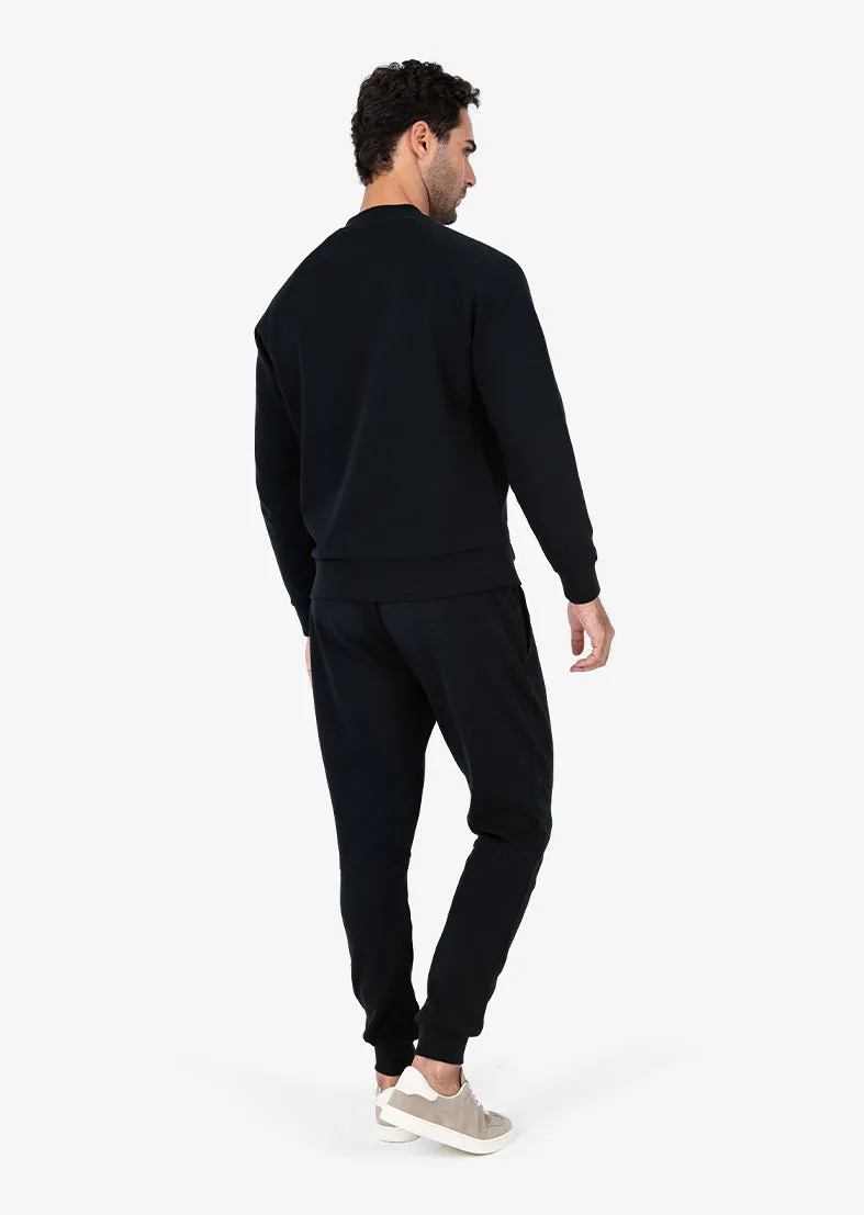 Premium Textured Pant Black