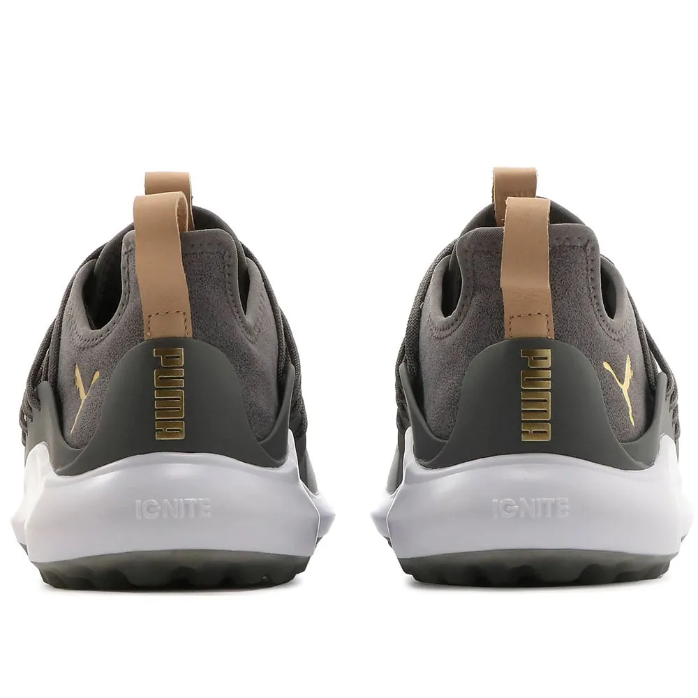 Puma Ignite NXT Solelace Spikeless Waterproof Shoes - Grey Violet/Gold