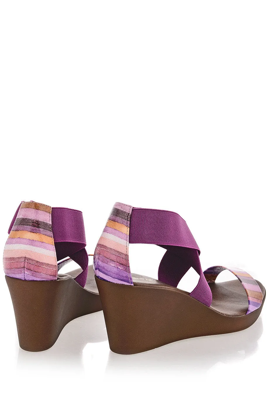 RAINBOW Purple Wedges