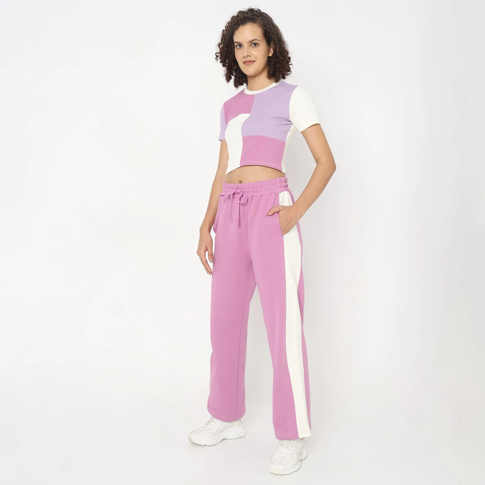 Regular Fit Solid Trackpants