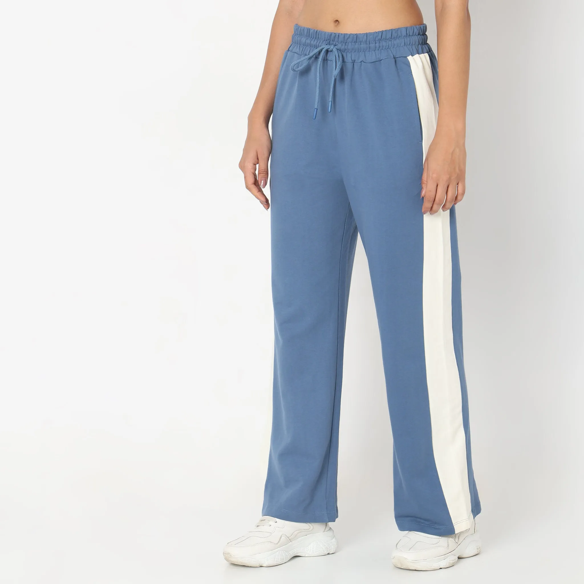 Regular Fit Solid Trackpants