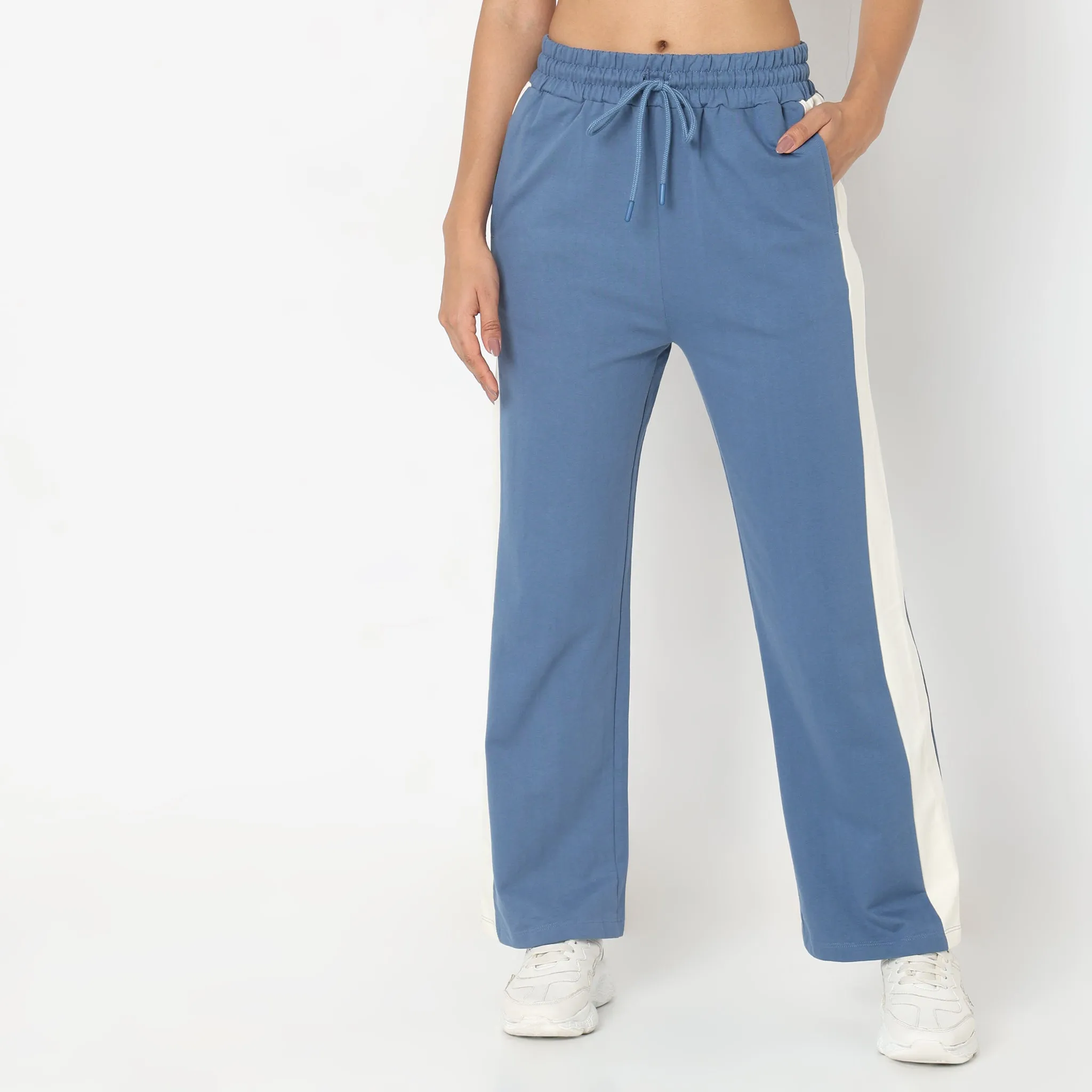 Regular Fit Solid Trackpants