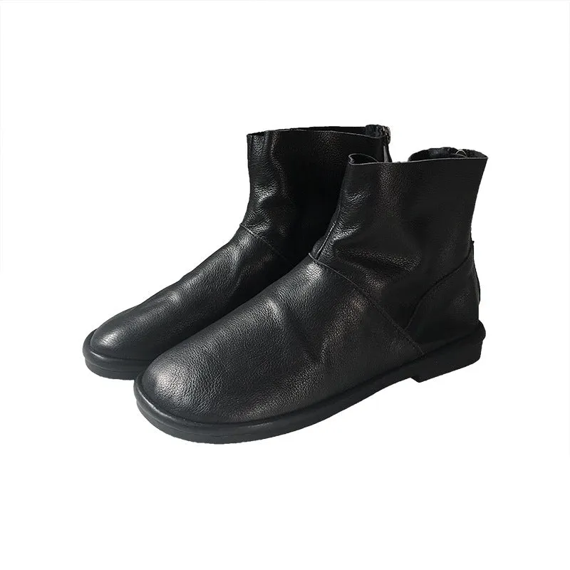 Retro Velvet Chelsea Boots-Black | Gift Shoes