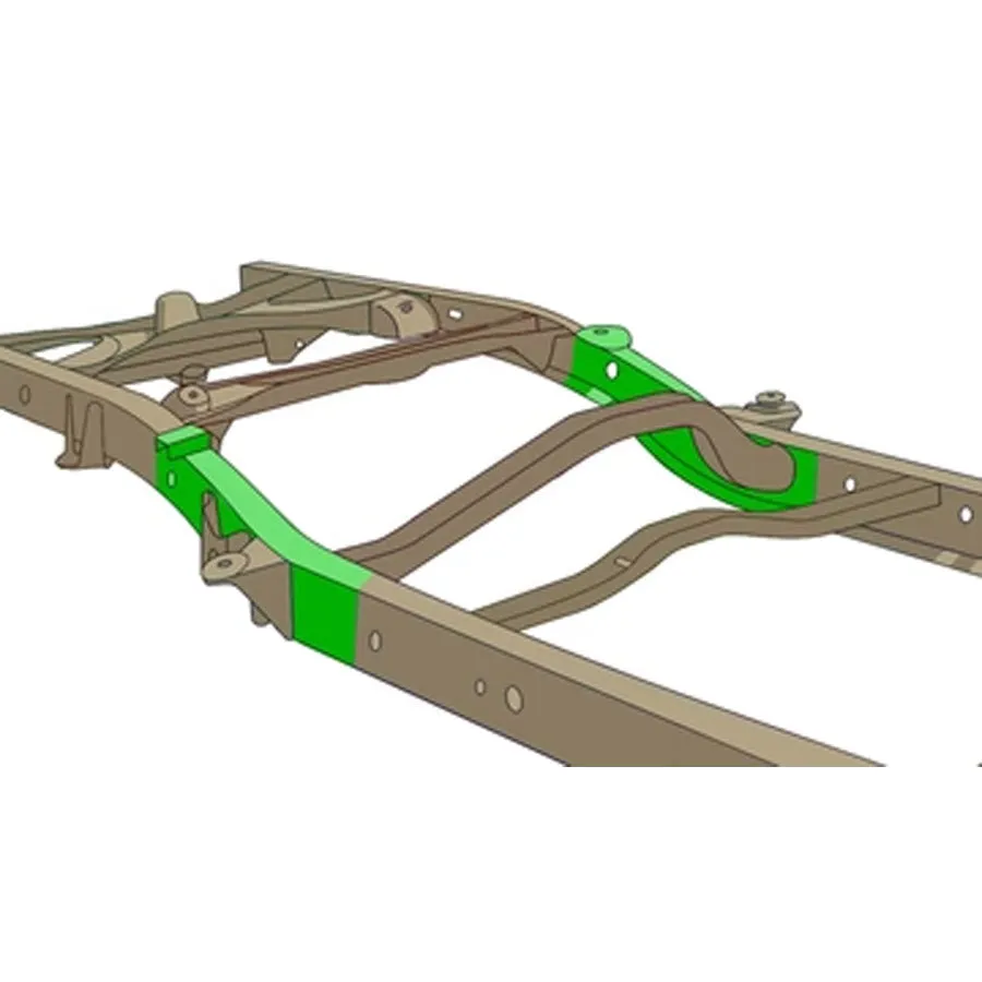 Rust Buster Mid Rear Frame Section - Driver Side | 2006-2000 Toyota Tundra