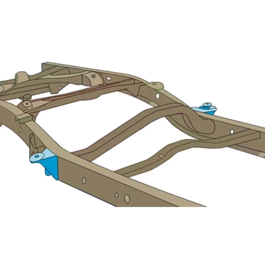 Rust Buster Rear Body Frame Mount - Driver Side | 2006-2000 Toyota Tundra