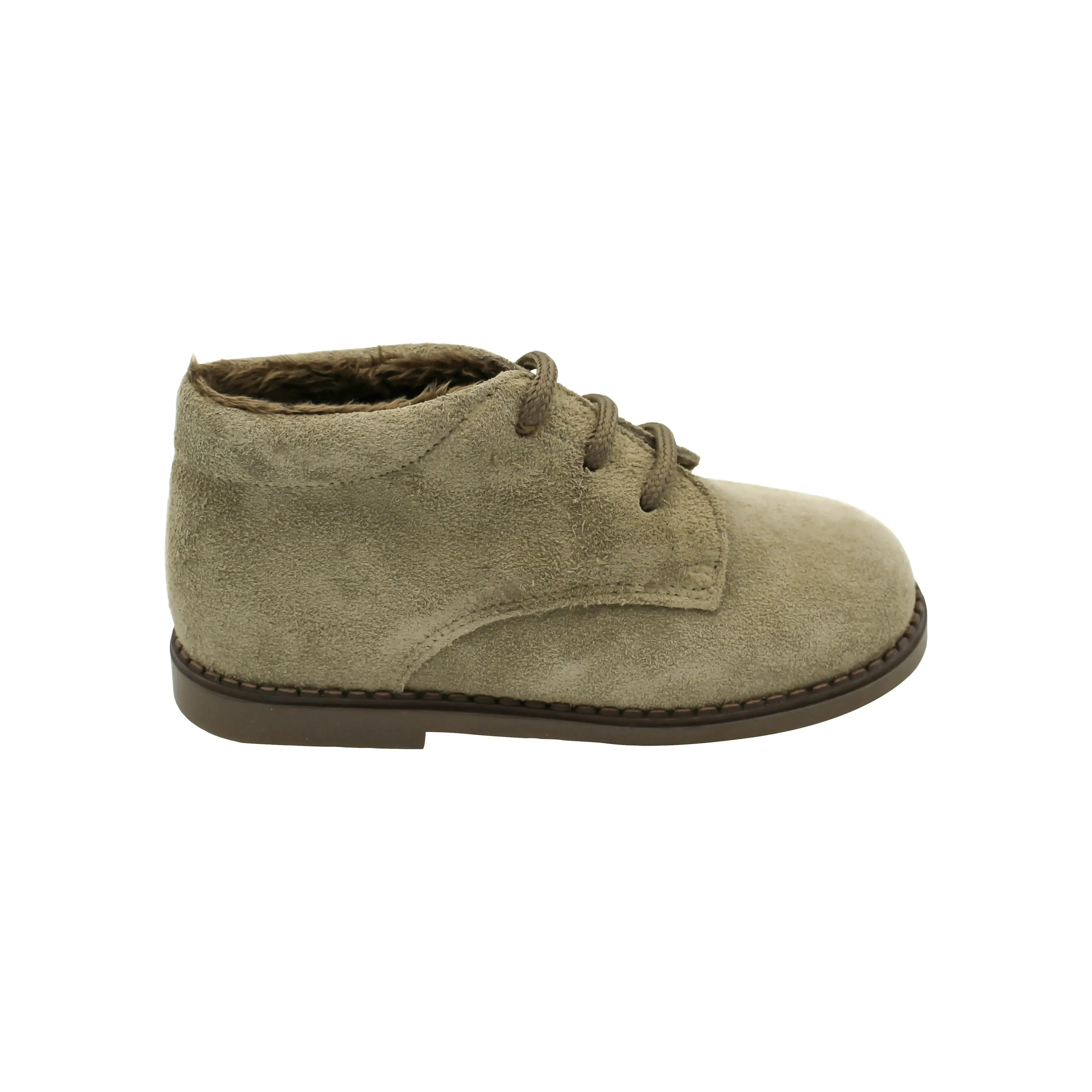 Sebastian- Taupe Suede Boy Boots