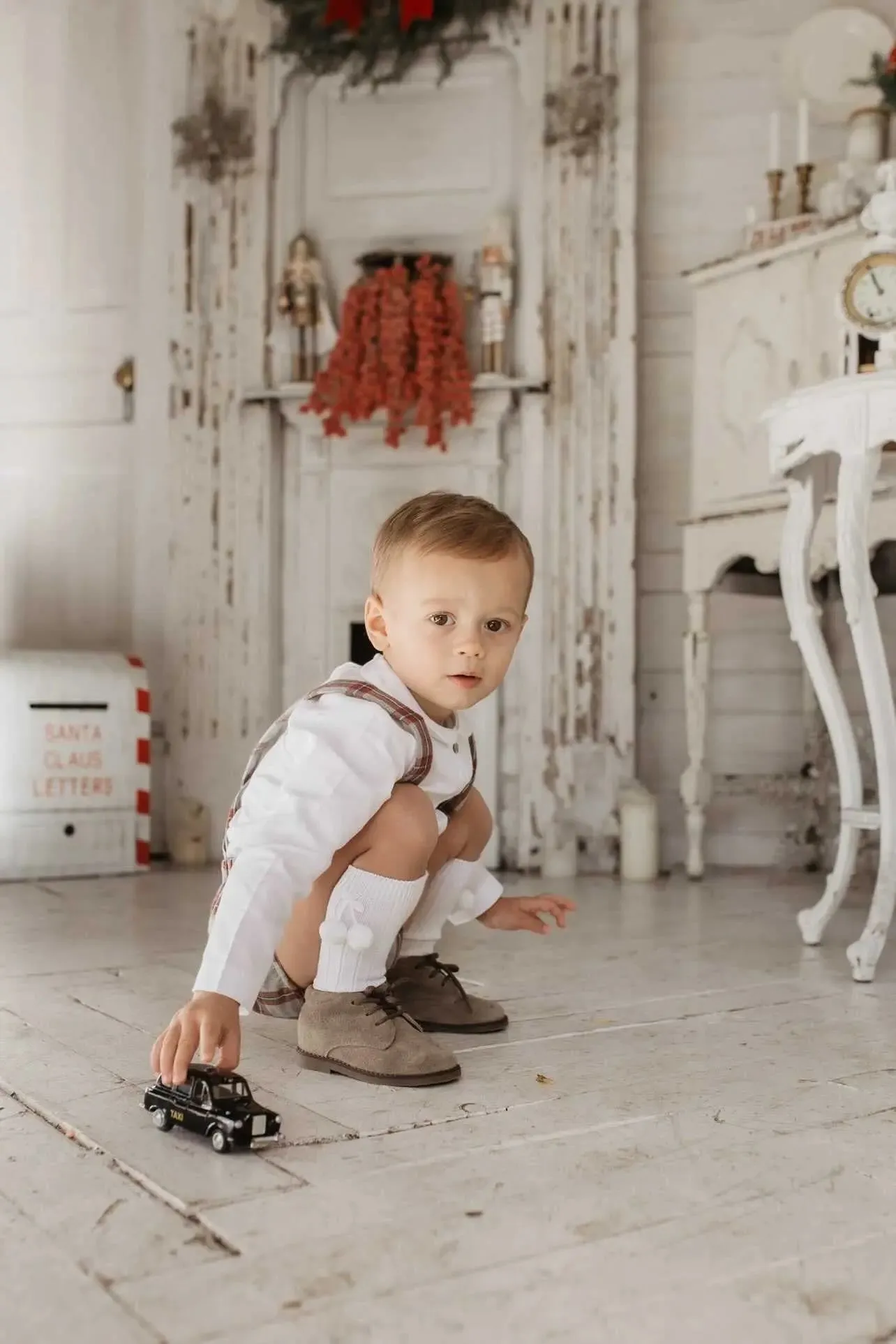 Sebastian- Taupe Suede Boy Boots