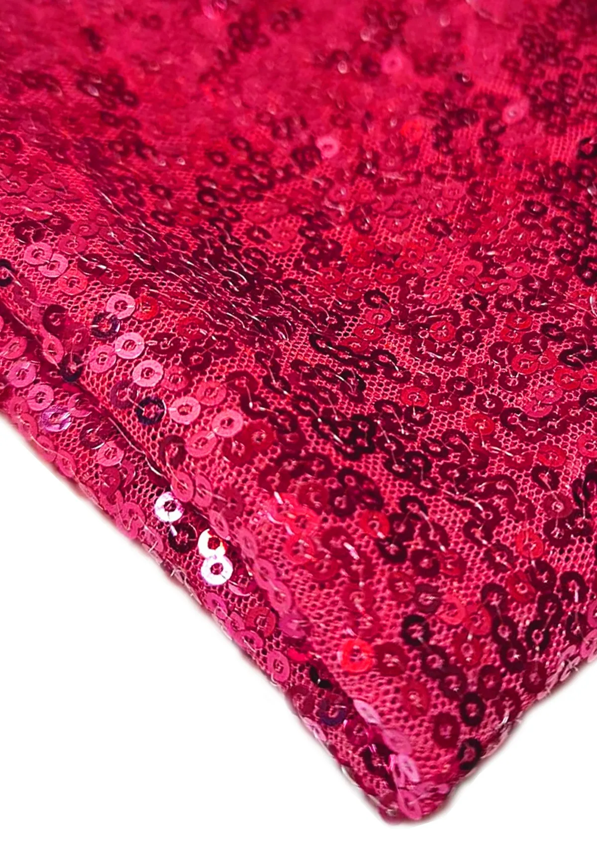 Sequins 3mm Allover Embroidered Fabric on Tulle/Net Material for Decor, Sewing, Dress, Tablecloths & Craft | 52" - 132cms Usable Width | Sold by The Metre