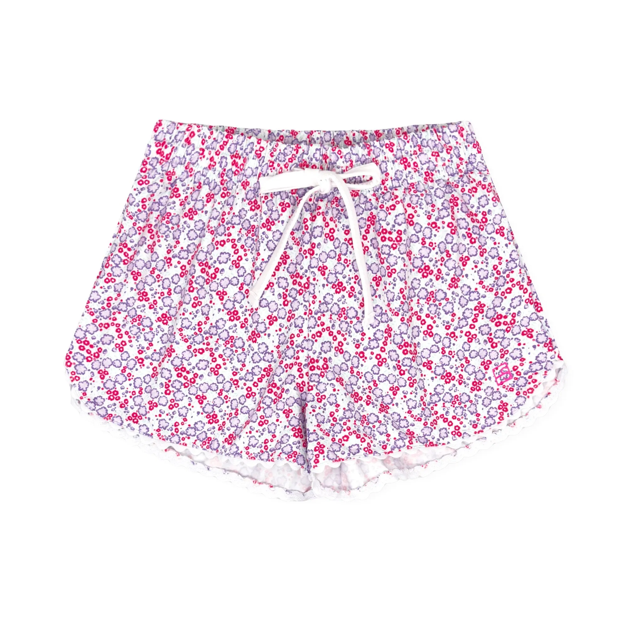 Set Athleisure Emily Short Flower Power Floral, Pure Coconut 5107