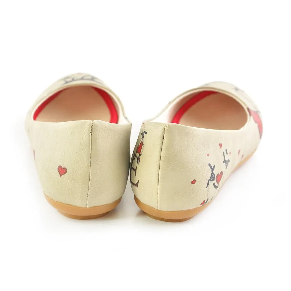 Sheep Love Ballerinas Shoes 1029