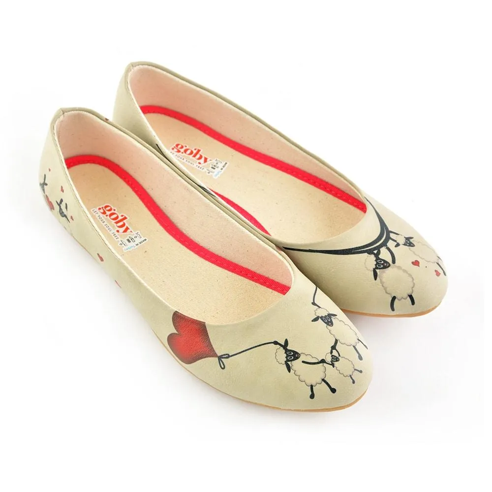 Sheep Love Ballerinas Shoes 1029