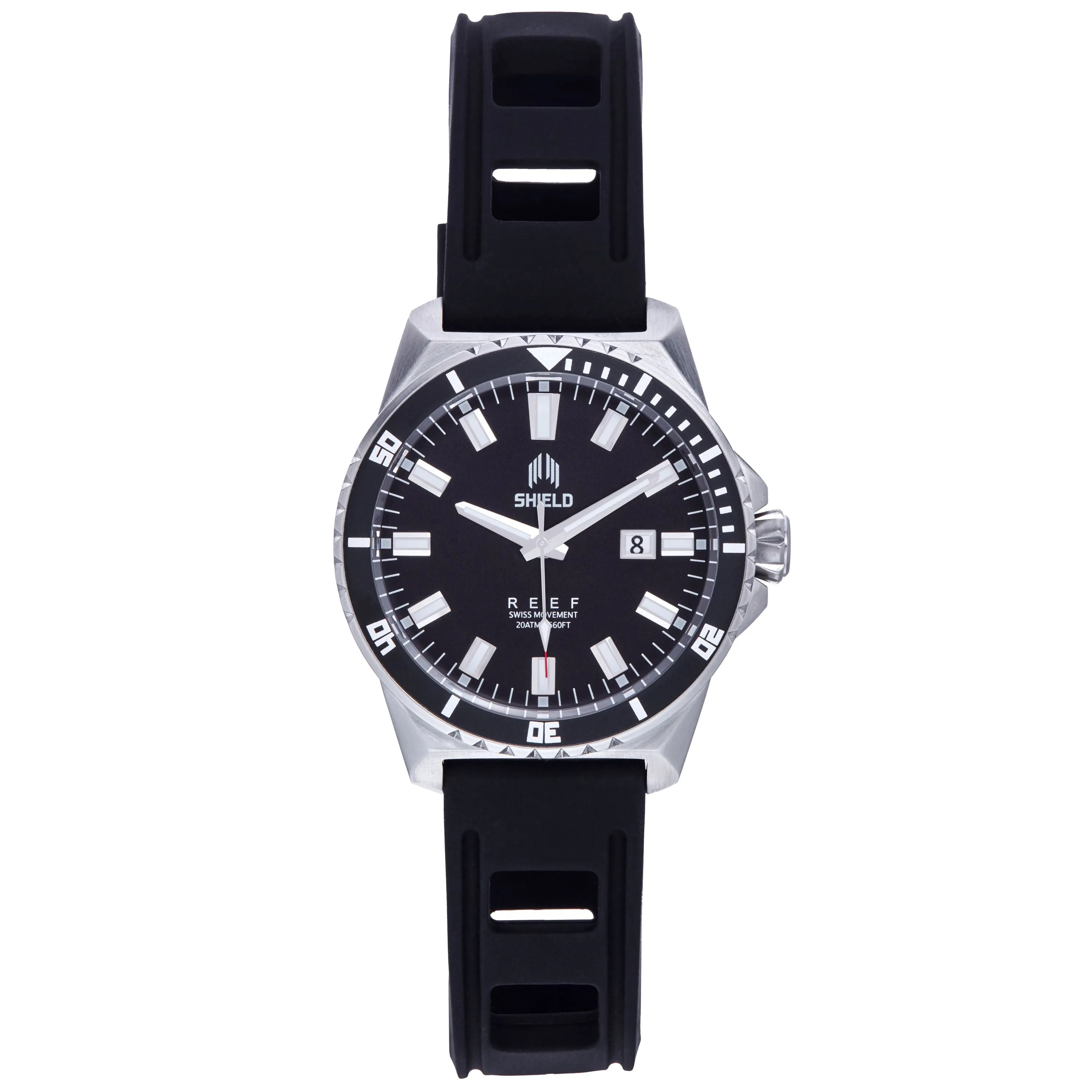 Shield Reef Strap Watch w/Date