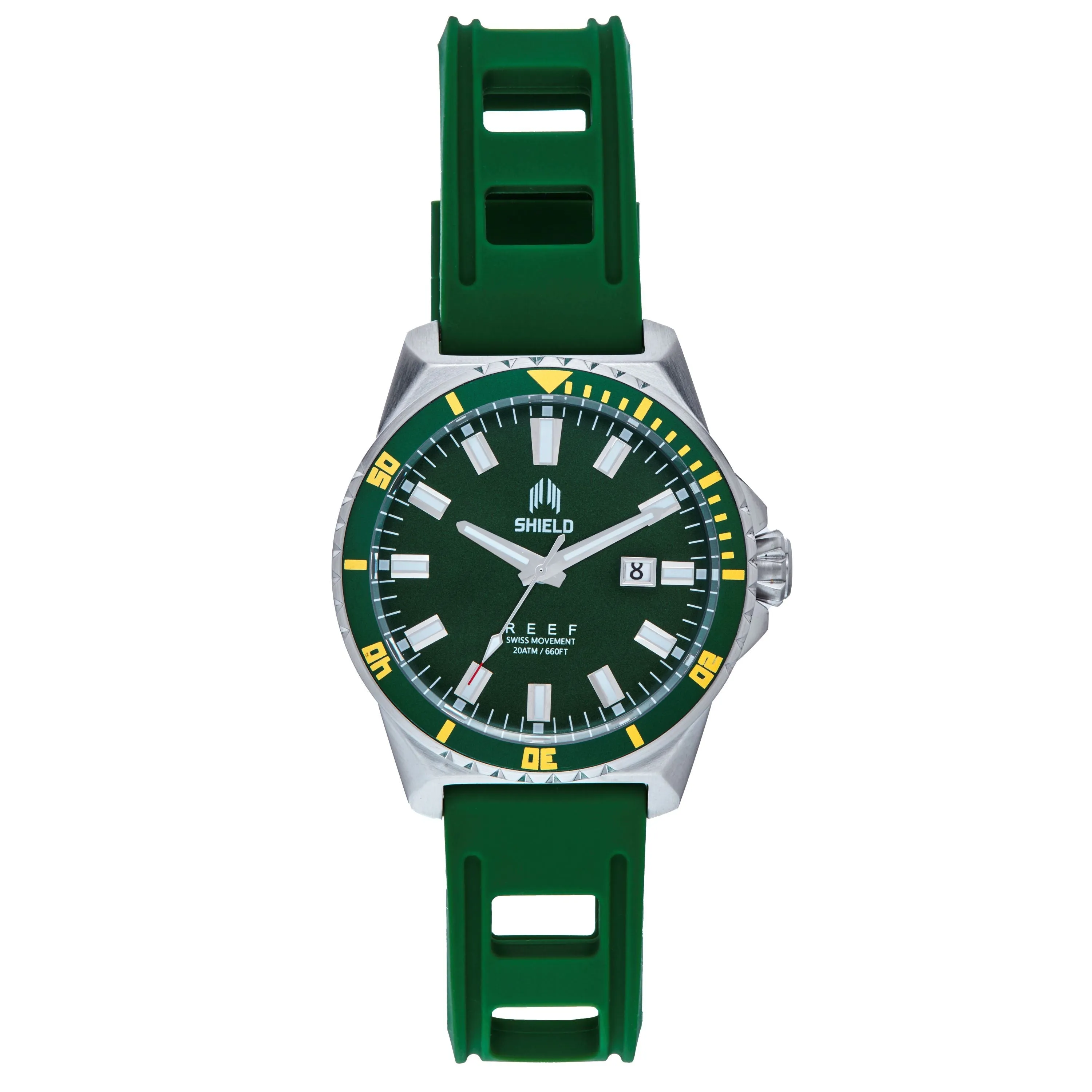 Shield Reef Strap Watch w/Date