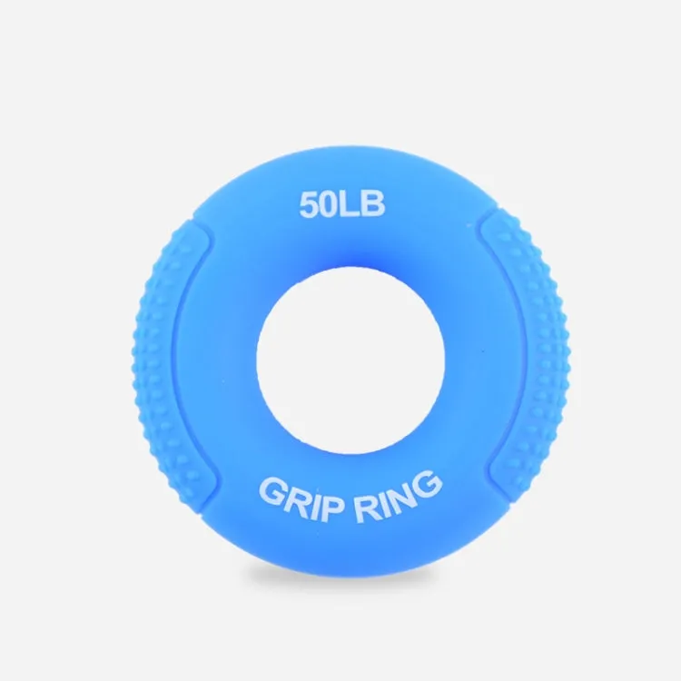 Silicone Gripper Finger Exercise Grip Ring, Specification: Universal point of 50LB blue