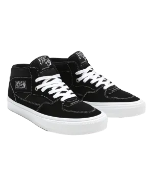 Skate Half Cab Shoes in Black & White