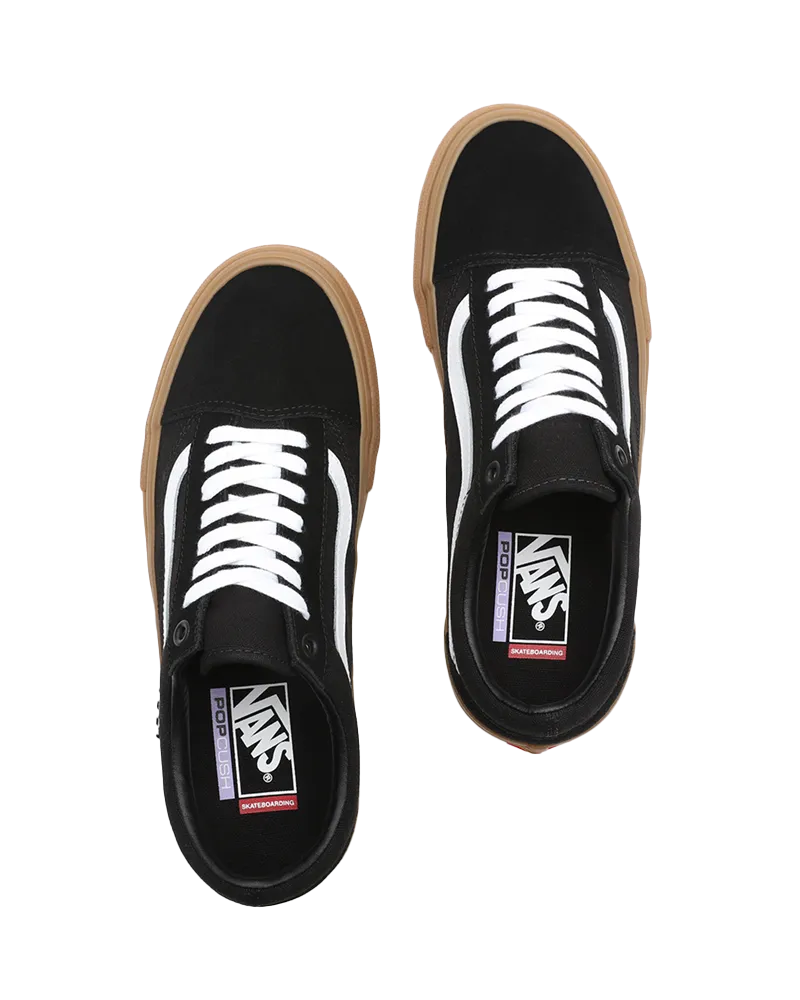 Skate Old Skool Shoes in Black & Gum