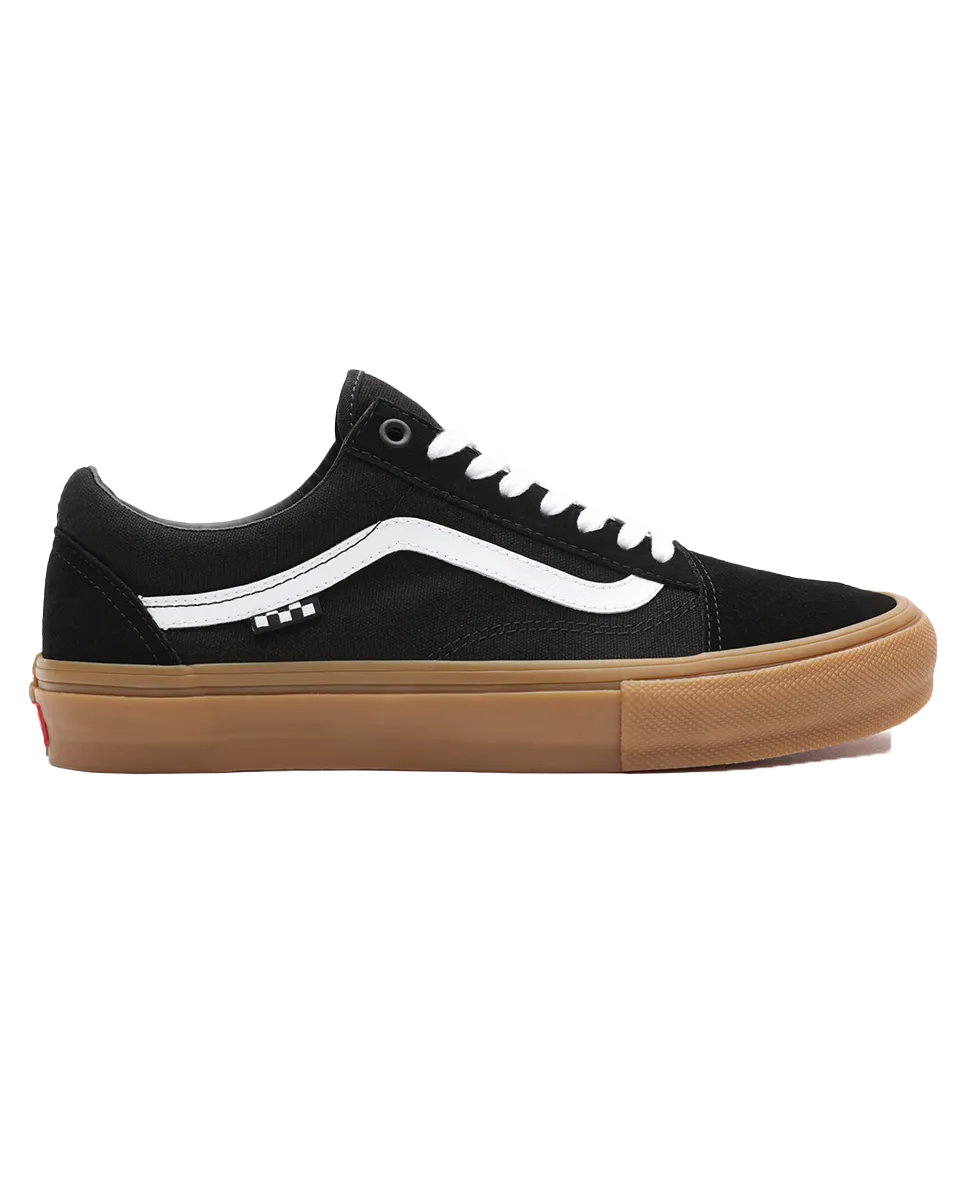 Skate Old Skool Shoes in Black & Gum