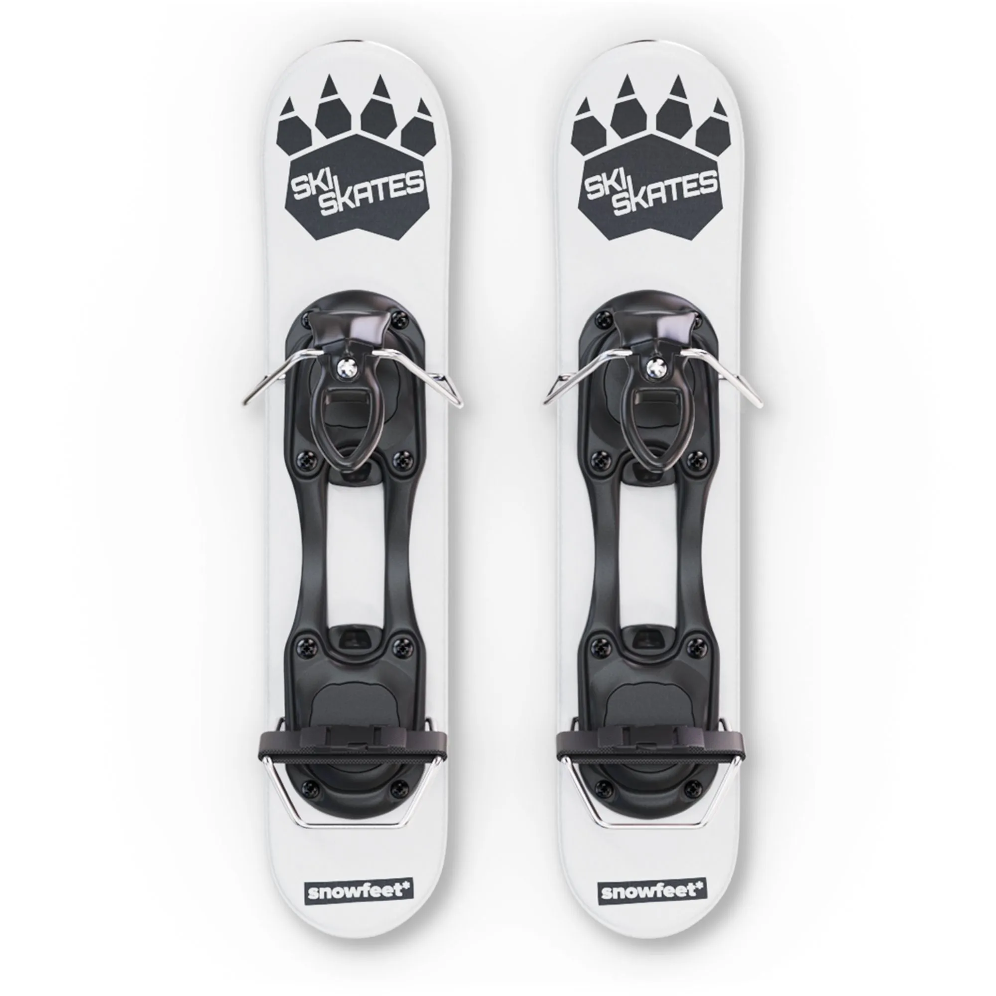 Skiskates by Snowfeet* | 44 CM | Skiblades Snowblades | Snowboard Boots Model