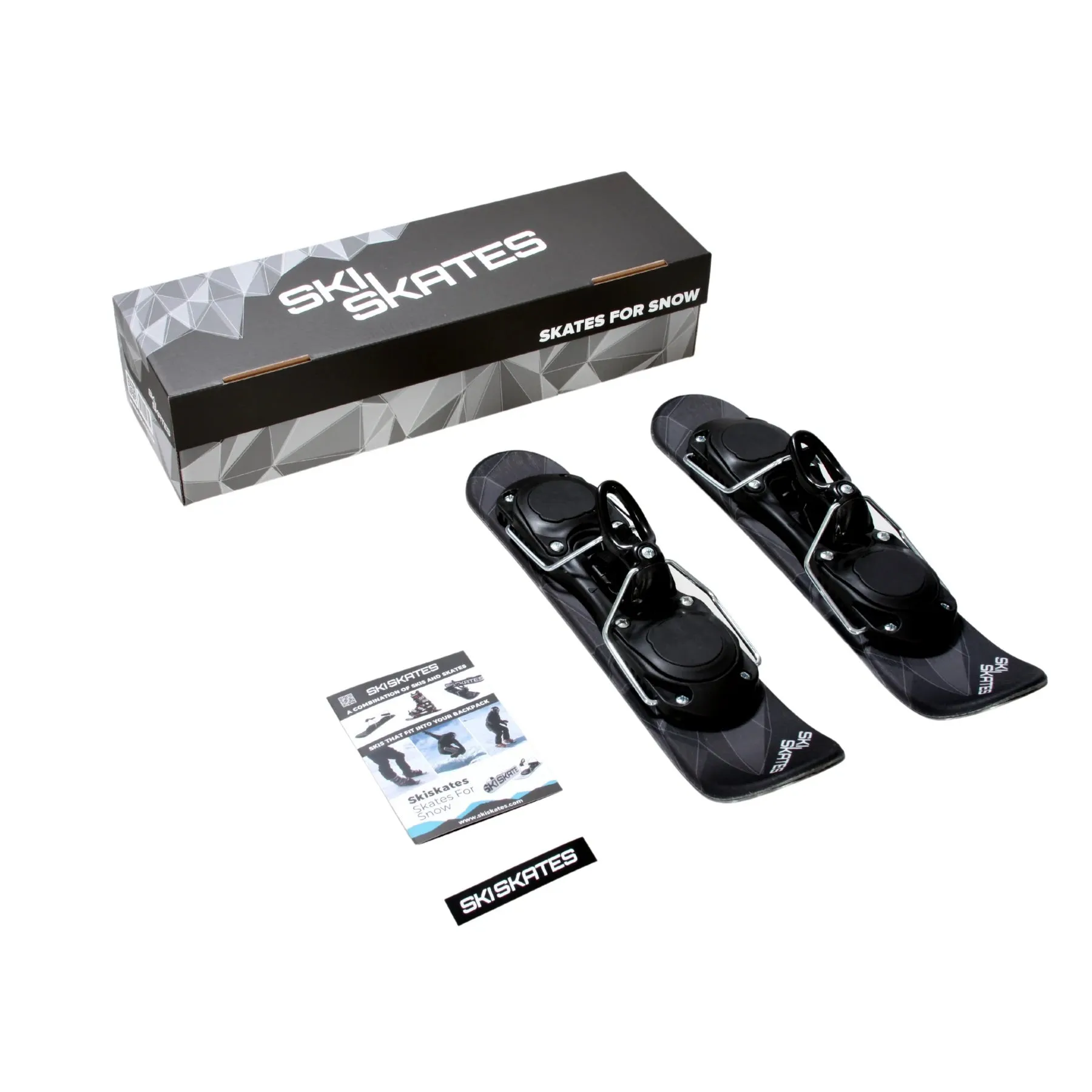 Skiskates by Snowfeet* | 44 CM | Skiblades Snowblades | Snowboard Boots Model