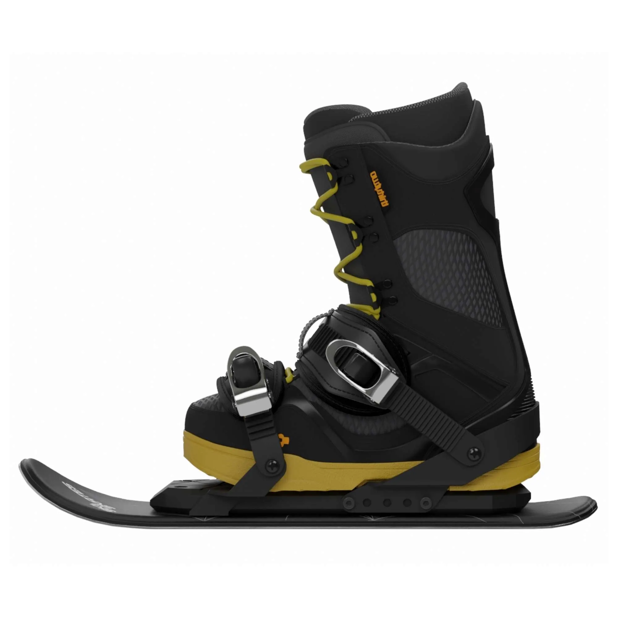 Skiskates by Snowfeet* | 44 CM | Skiblades Snowblades | Snowboard Boots Model