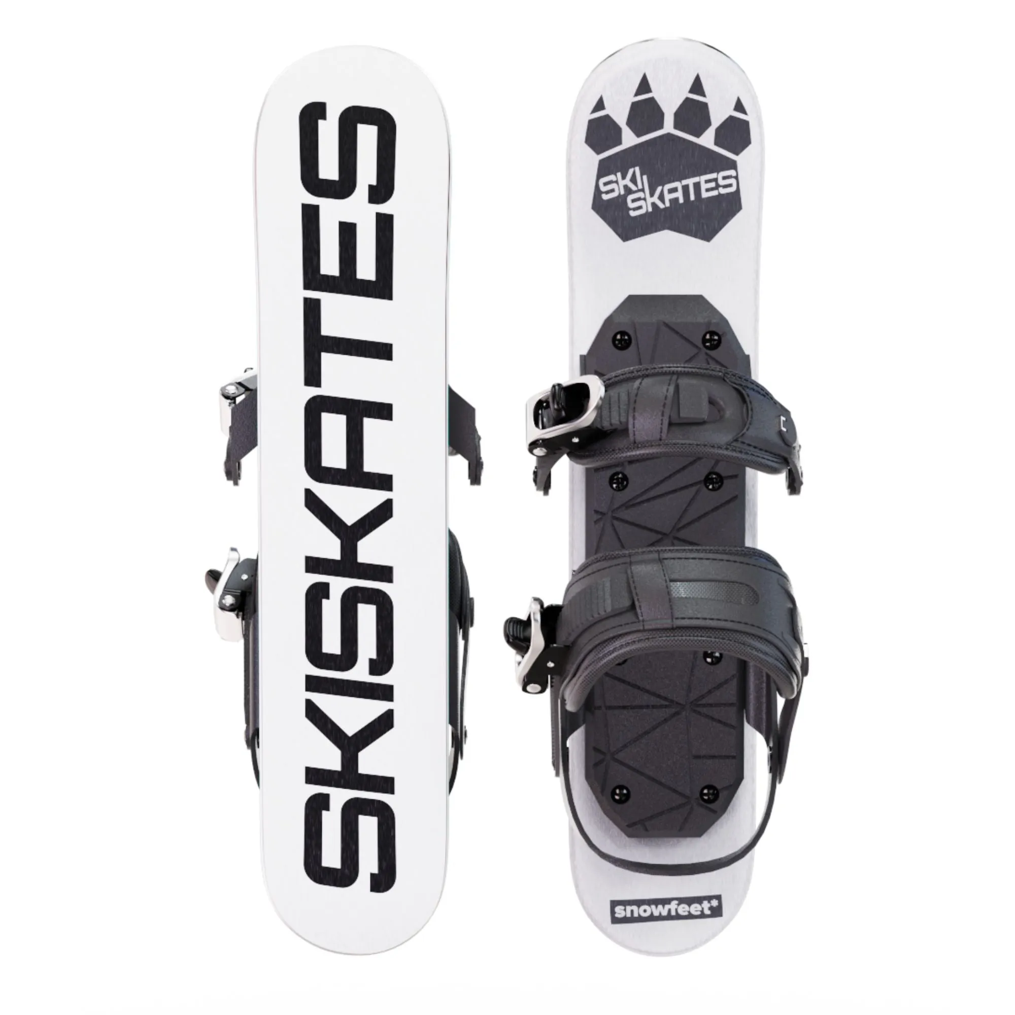 Skiskates by Snowfeet* | 44 CM | Skiblades Snowblades | Snowboard Boots Model