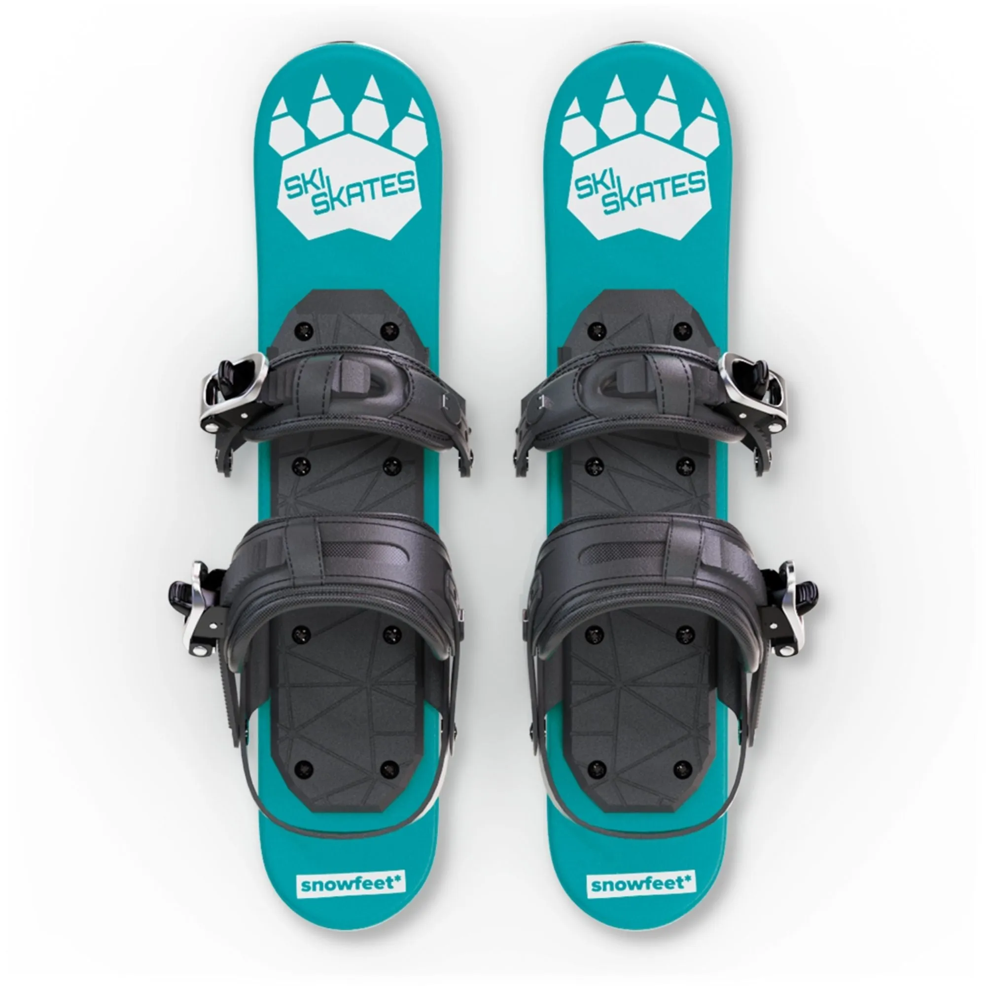 Skiskates by Snowfeet* | 44 CM | Skiblades Snowblades | Snowboard Boots Model