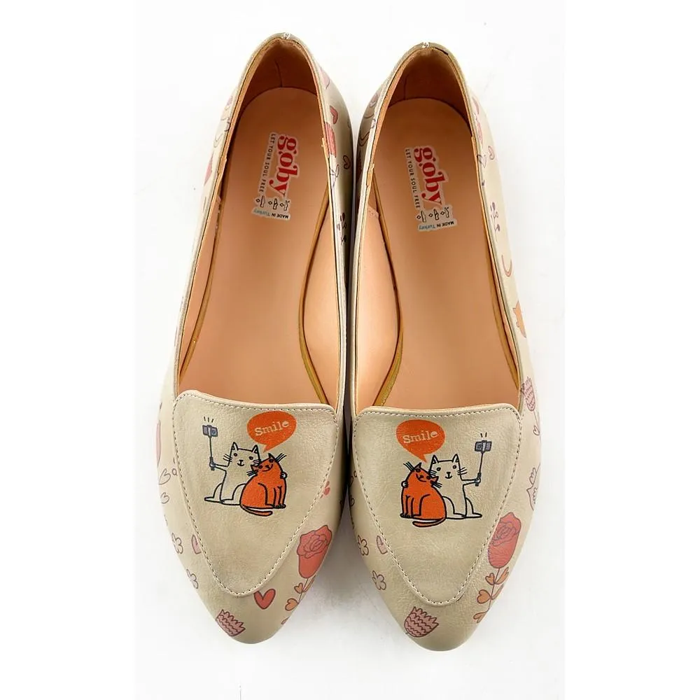 Smiley Kitten Ballerinas Shoes OMR7213