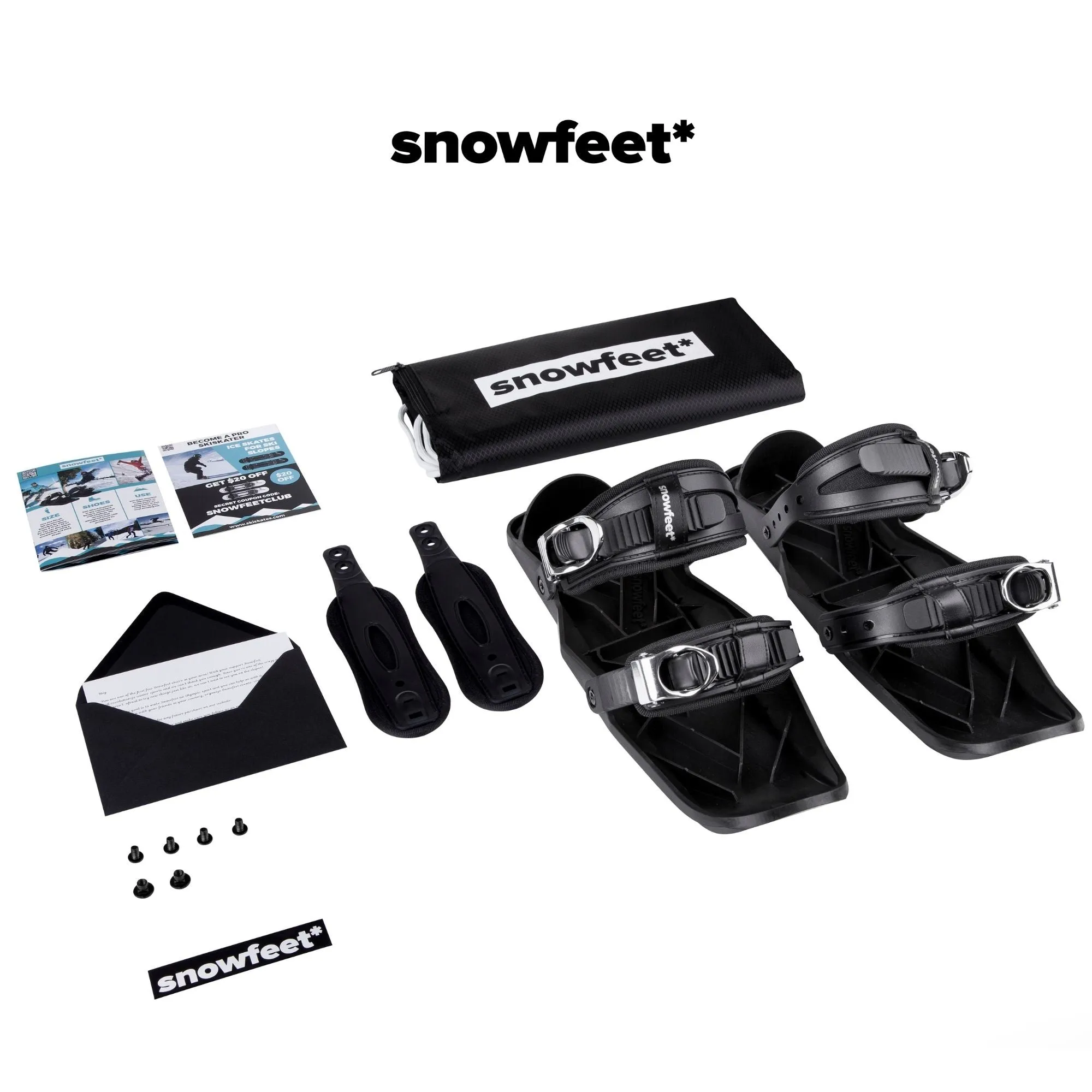 Snowfeet* | Mini Ski Skates | Franky Morales | Limited Edition