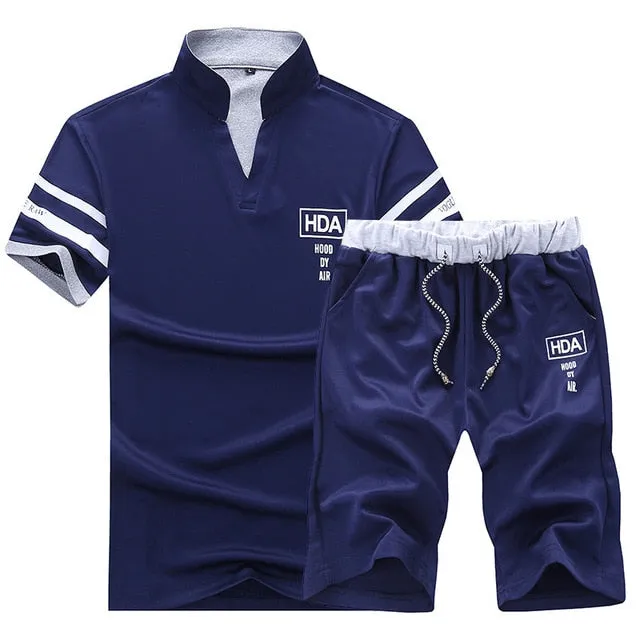 Stately Matching Track Suit Short Set