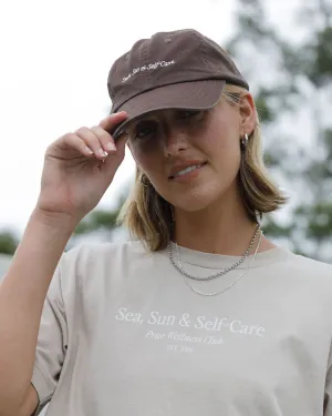 Sun, Sea & Self Care Cap – Chocolate