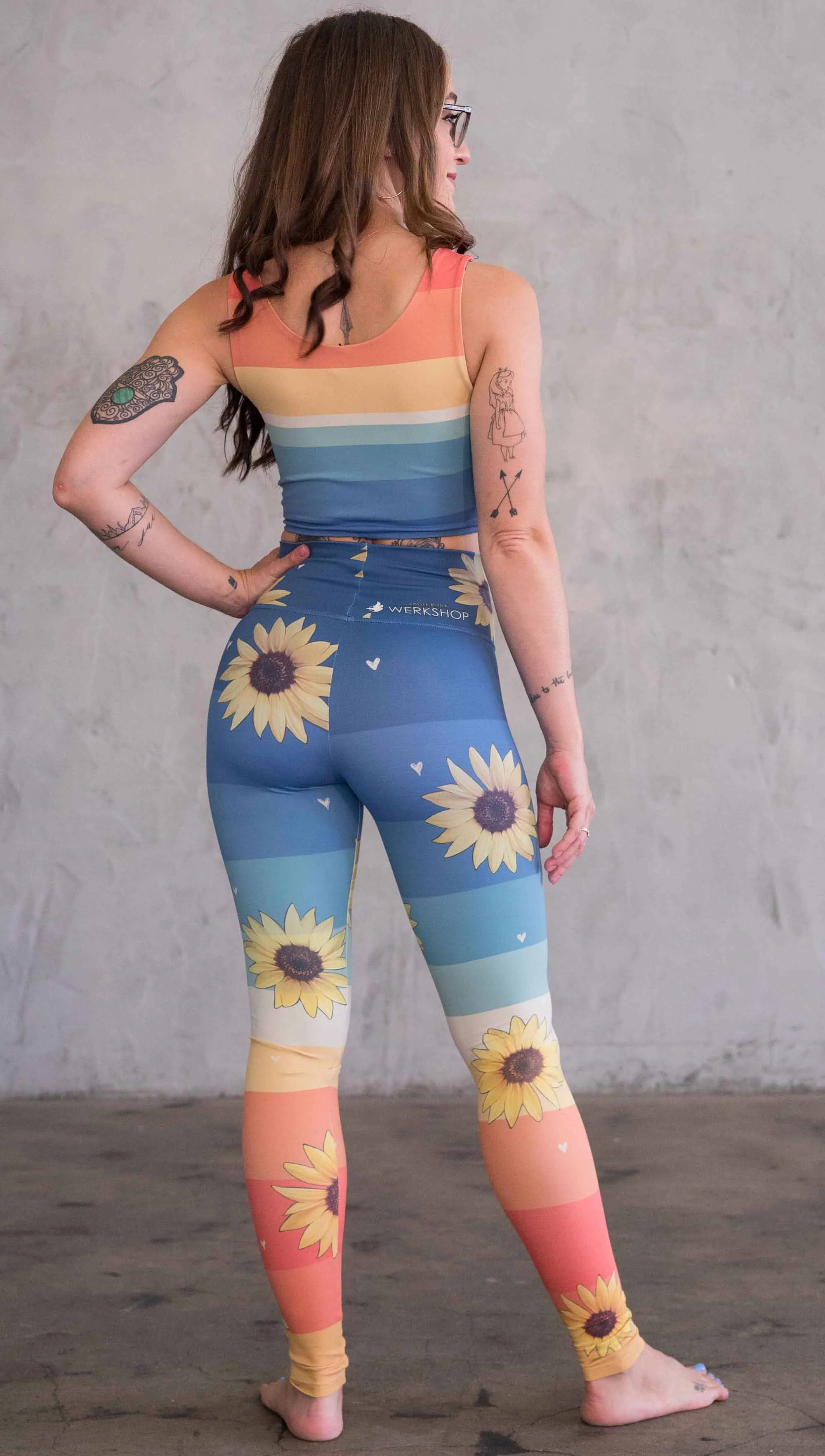 Sunflowers - Athleisure Leggings