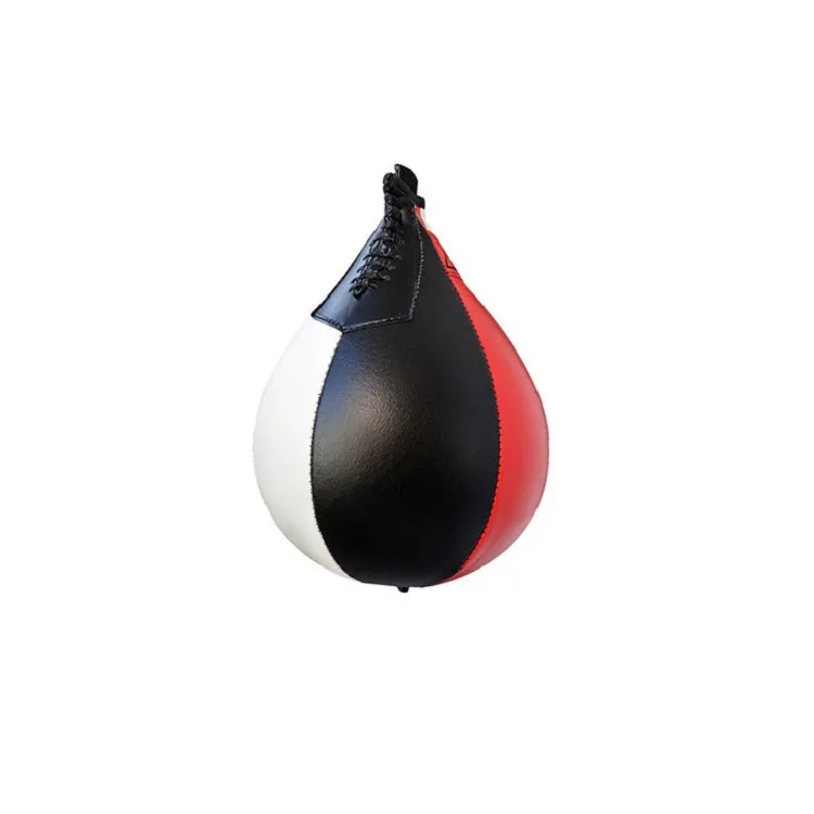 Suspended Pear-Shaped Boxing Speed Ball(Black Red White)