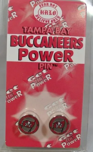 Tampa Bay Buccaneers Halo Sports Inc. Womens Power Pin Circular Stud Earrings