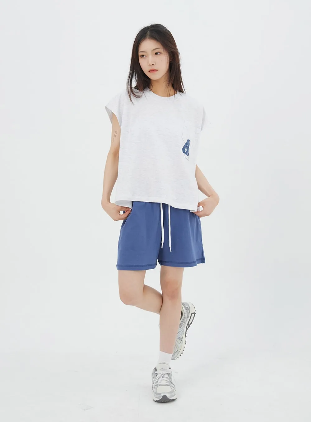 Tee And Track Shorts Set IY323