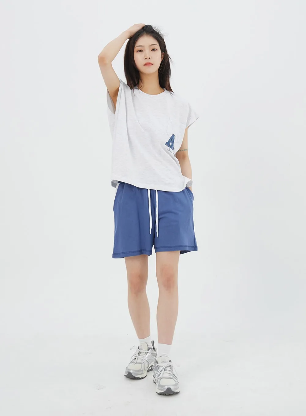 Tee And Track Shorts Set IY323