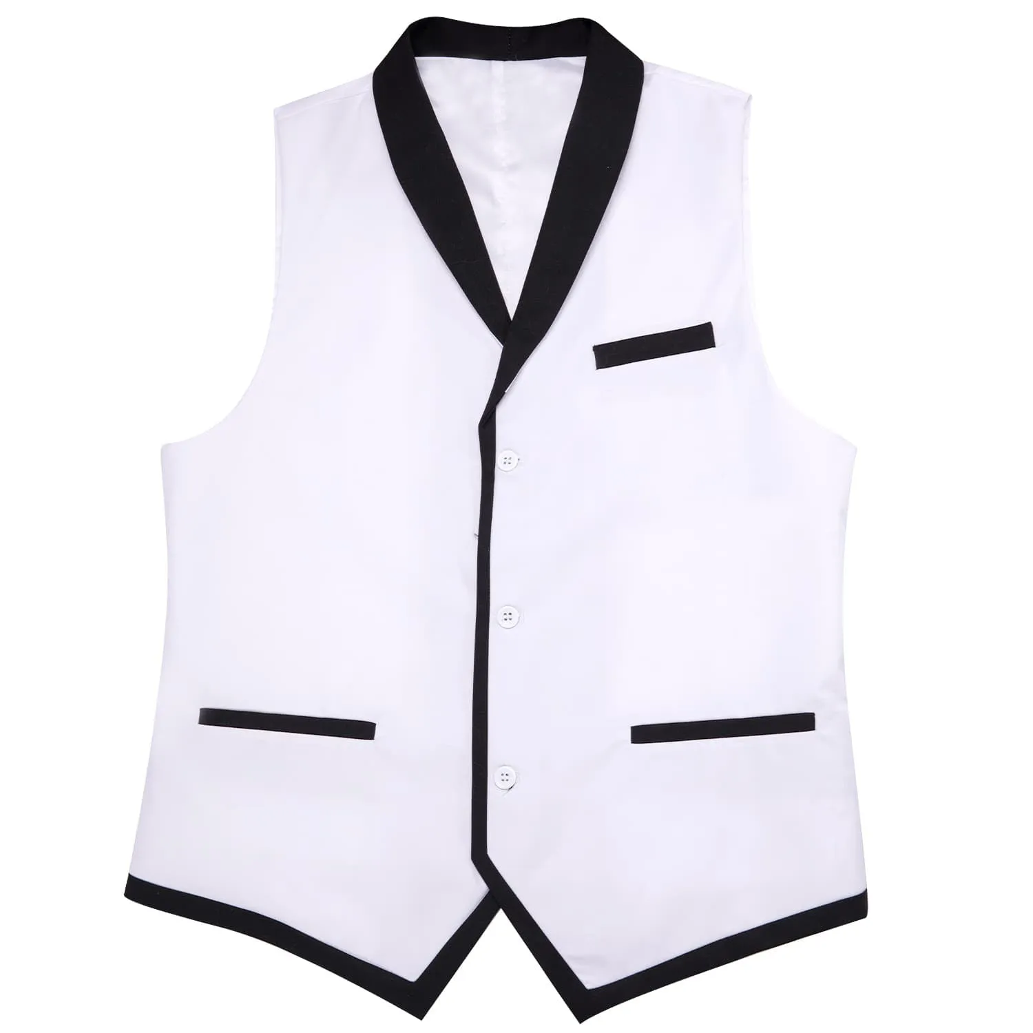 Ties2you Mens Work Vest Ghost White Solid Shawl Collar Vest Over Suit