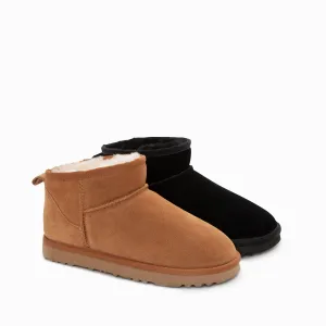 Ugg Boots Genuine Australian Sheepskin Unisex Ankle Classic Suede (Unisex Cow Suede)