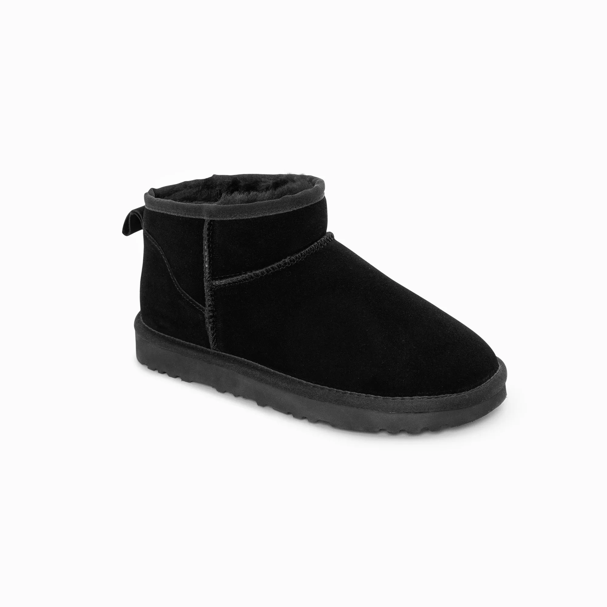 Ugg Boots Genuine Australian Sheepskin Unisex Ankle Classic Suede (Unisex Cow Suede)