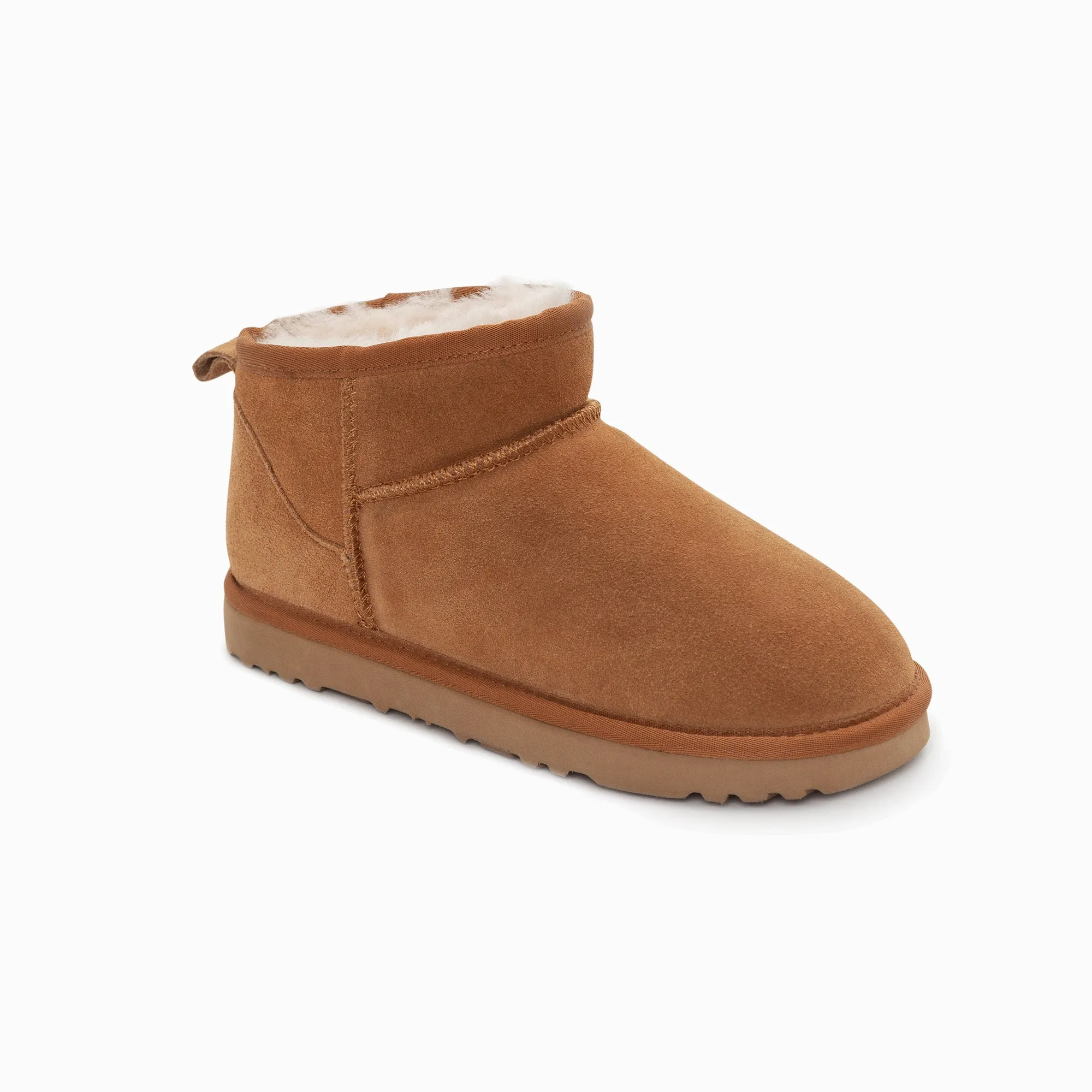 Ugg Boots Genuine Australian Sheepskin Unisex Ankle Classic Suede (Unisex Cow Suede)