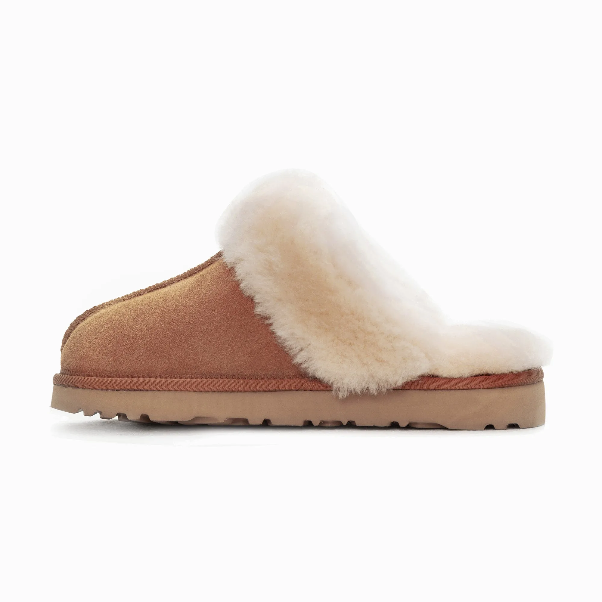 Ugg Slippers Premium Australia Sheepskin Unisex Scuffete Suede (Unisex Cow Suede)