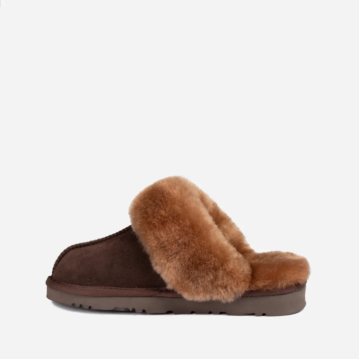 Ugg Slippers Premium Australia Sheepskin Unisex Scuffete Suede (Unisex Cow Suede)