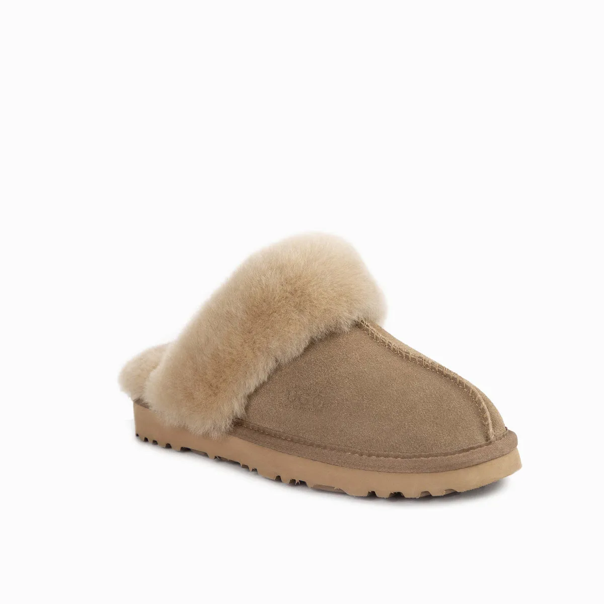 Ugg Slippers Premium Australia Sheepskin Unisex Scuffete Suede (Unisex Cow Suede)