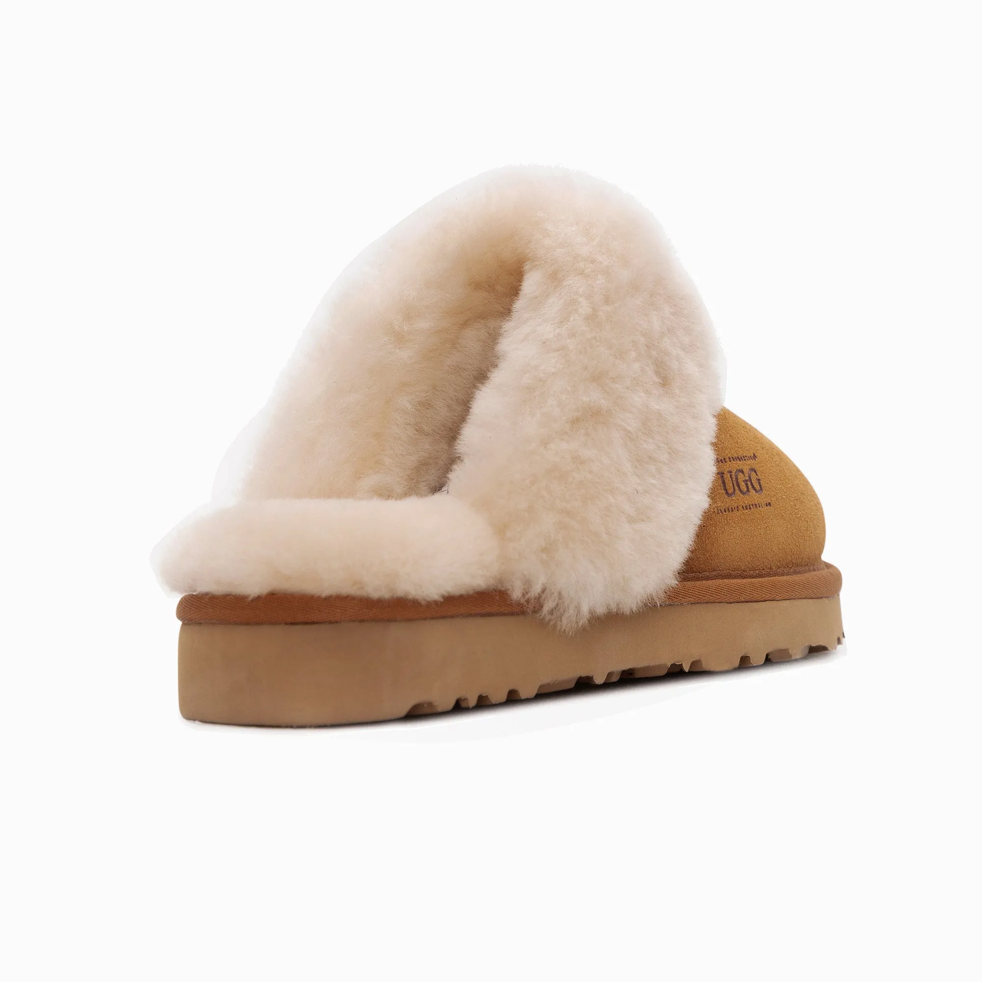 Ugg Slippers Premium Australia Sheepskin Unisex Scuffete Suede (Unisex Cow Suede)