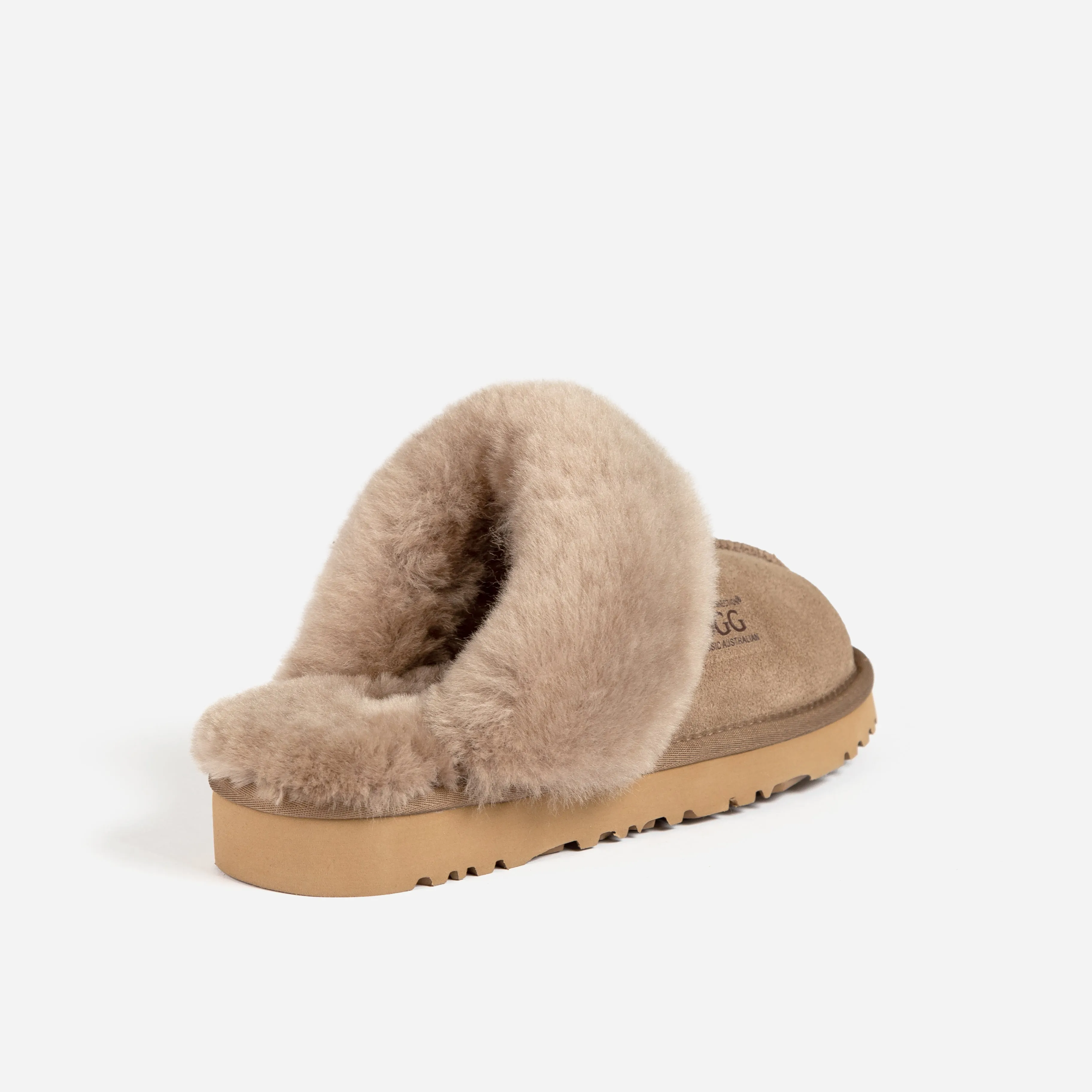 Ugg Slippers Premium Australia Sheepskin Unisex Scuffete Suede (Unisex Cow Suede)