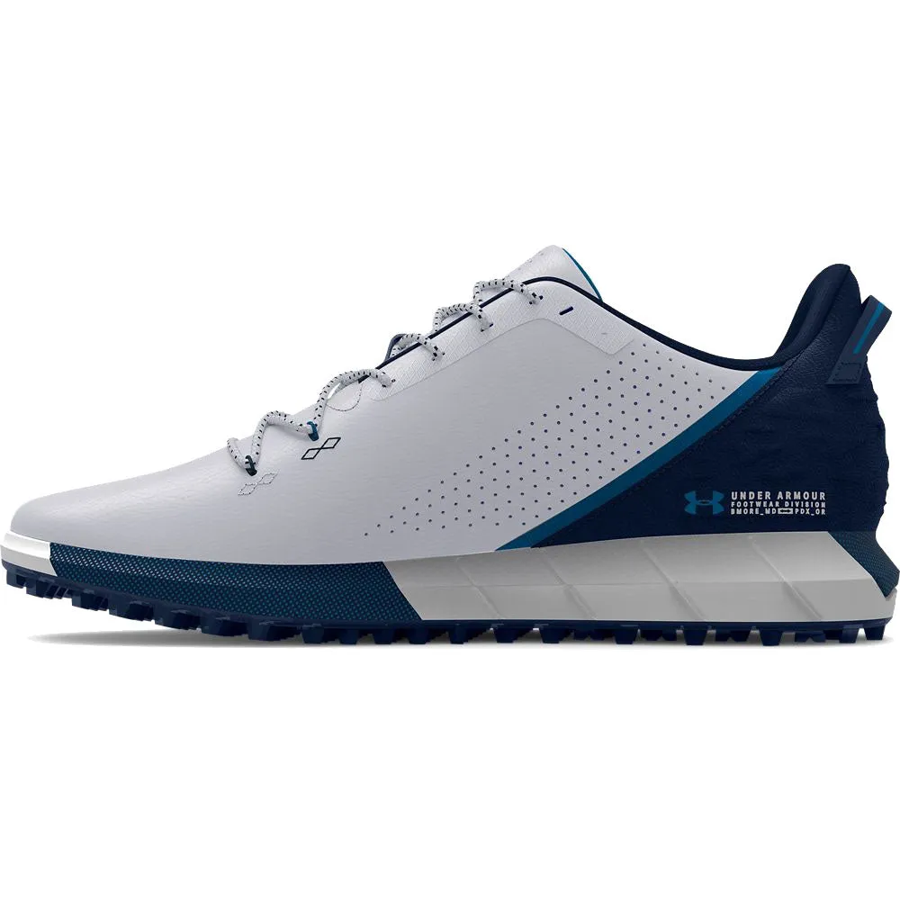 Under Armour HOVR Drive Wide Fit Waterproof Spikeless Shoes - Mod Grey/Navy