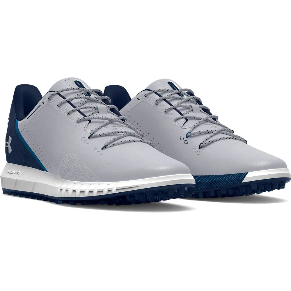 Under Armour HOVR Drive Wide Fit Waterproof Spikeless Shoes - Mod Grey/Navy