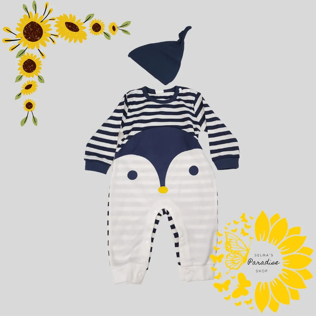 Unisex Baby Rompers 100% Cotton | Long-Sleeve Infant Pajamas | Baby Gift Set for Boys & Girls