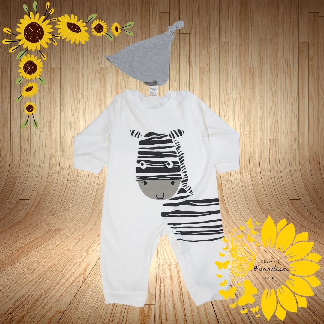 Unisex Baby Rompers 100% Cotton | Long-Sleeve Infant Pajamas | Baby Gift Set for Boys & Girls