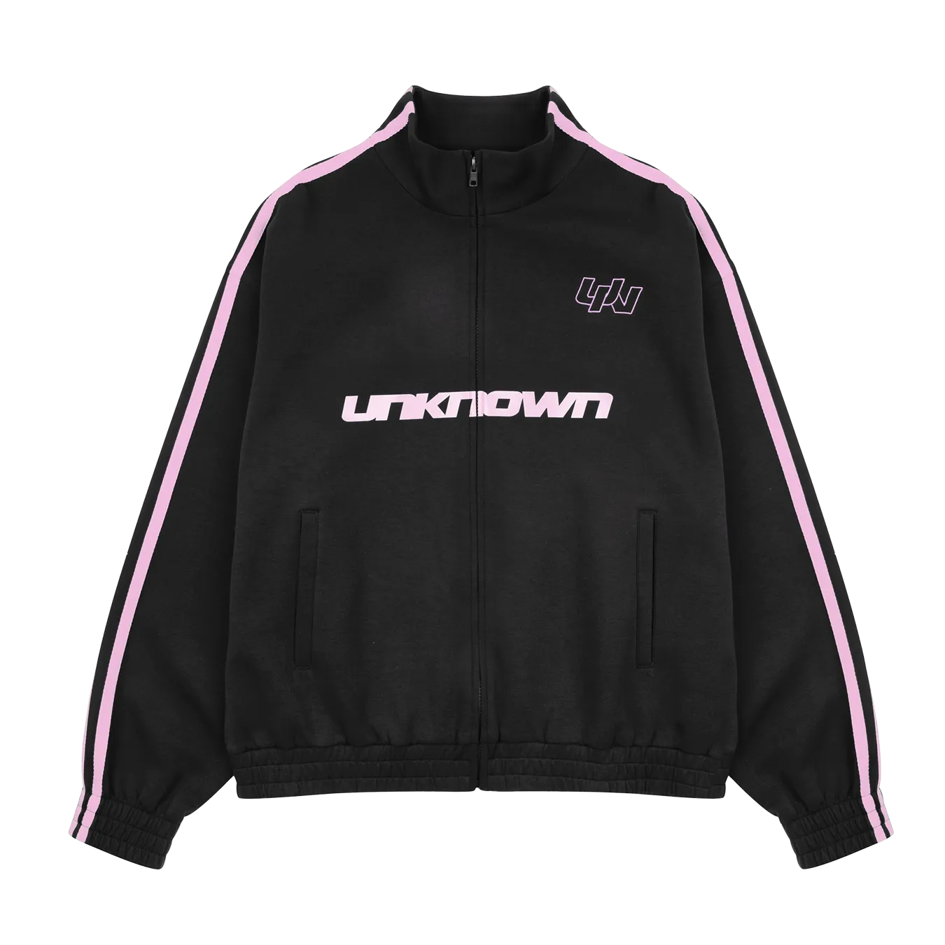 Unknown Pink Stripe Track Top